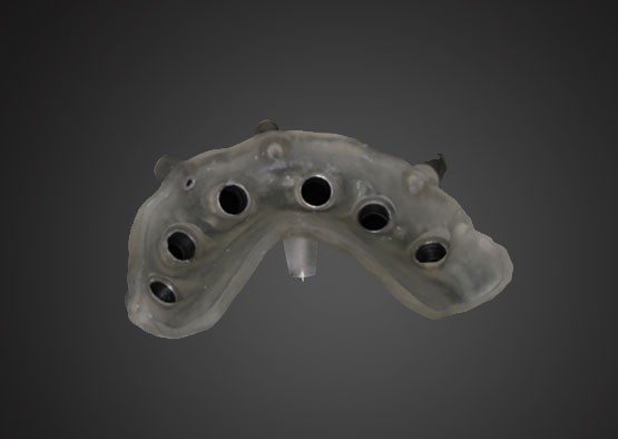 Digital implant surgical stent